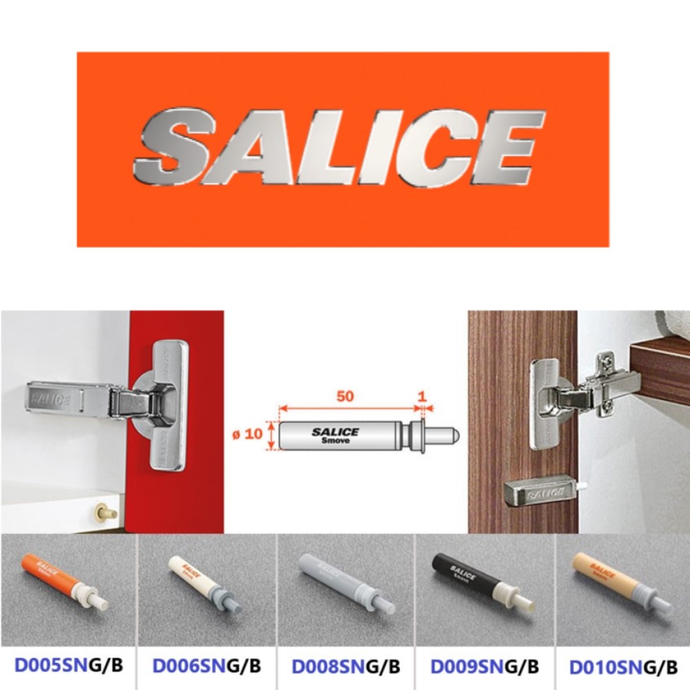 Ammortizzatore Smove SALICE per ante a incasso. Deceleratore di chiusura Ante (confezione da 2) - immagine 5
