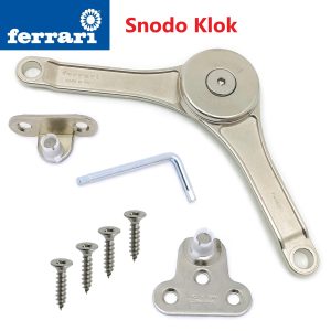 Braccetto a leva, Snodo Klok FERRARI per ante a Ribalta e vasistas.