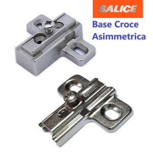 Base Croce Asimmetrica per Cerniera SALICE.