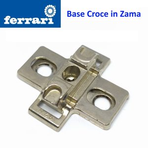 Base per Cerniere FERRARI, modello Reversibile in Zama