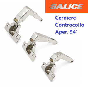 Cerniera SALICE Controcollo, Apertura 94&deg;.